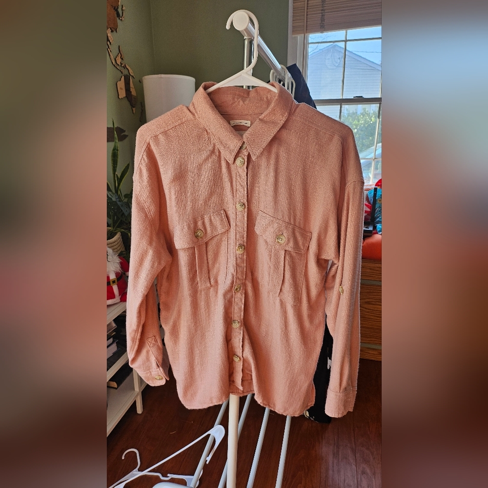 American Eagle button up